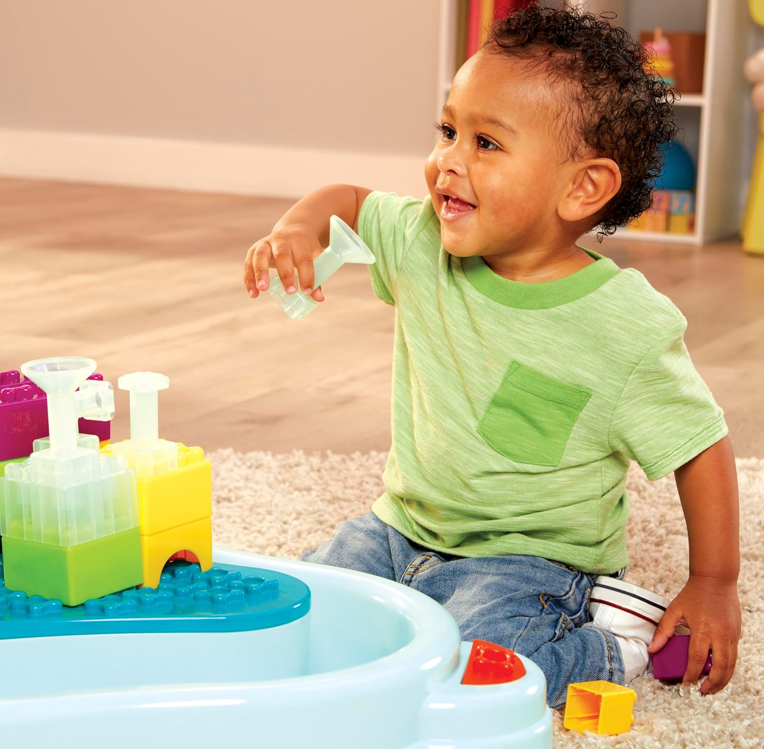 Little Tikes Build & Splash Water Table & 50+ Colorful Accessories, 18 Months +