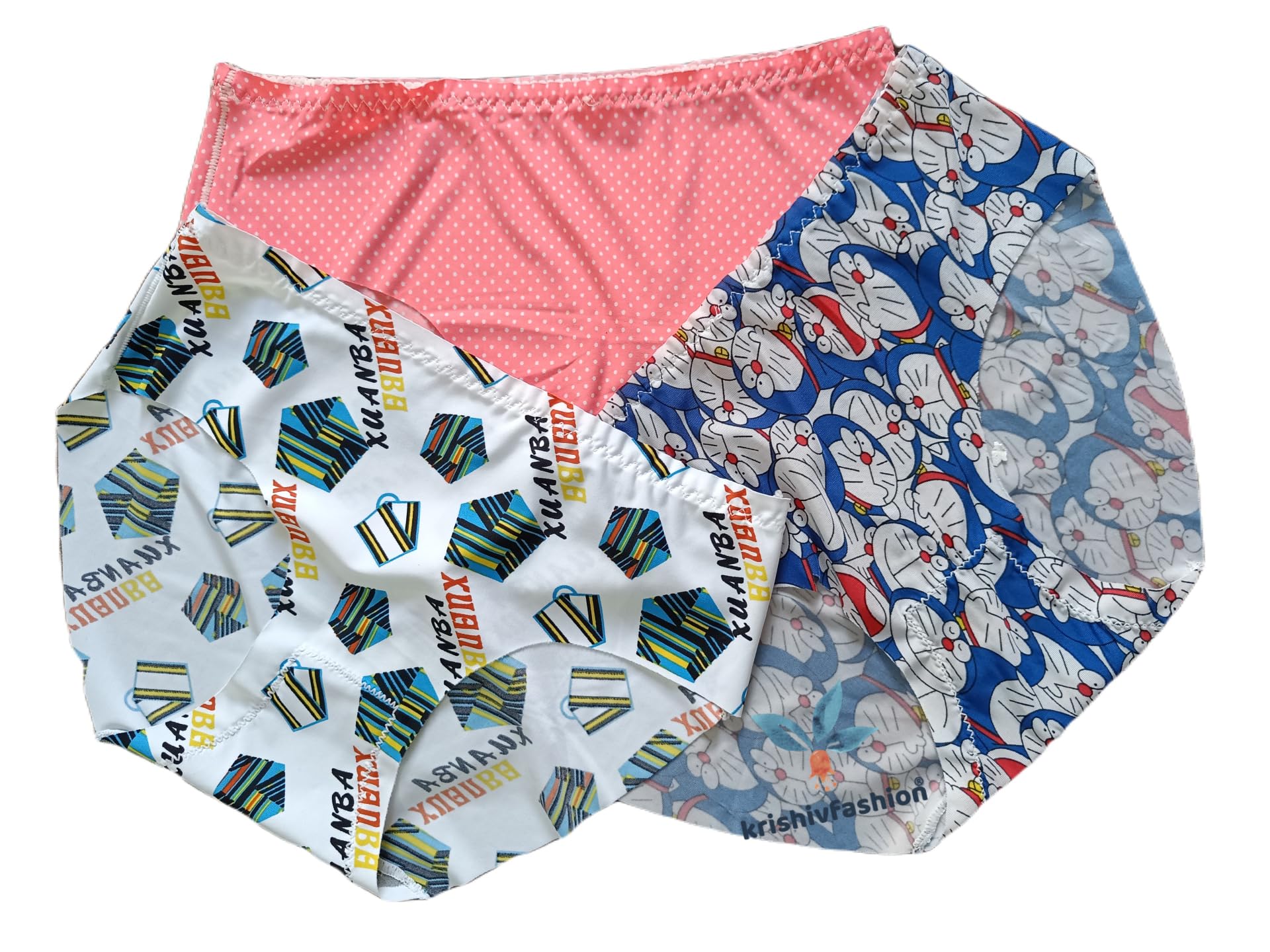 Women's Medium Coverage Super Combed Mid Waist Bikini with Concealed Waistband (Pack of 3_Multicolored & Prints May Vary)-image-31