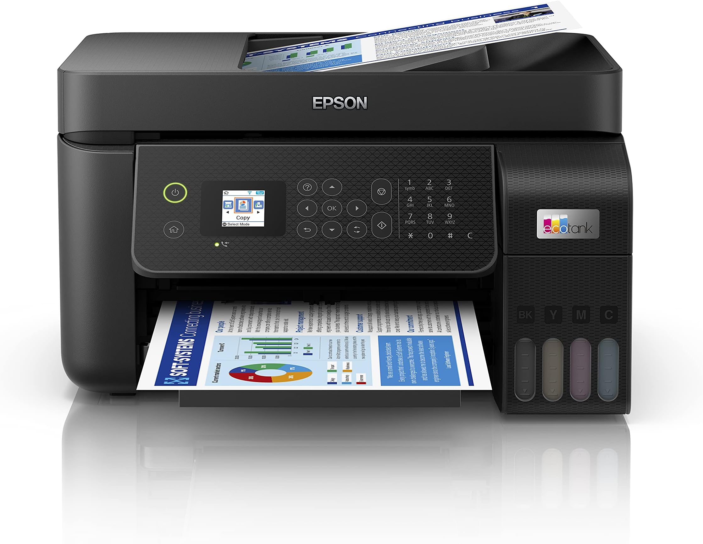 EcoTank ET-4800 A4 Multifunction Wi-Fi Ink Tank Printer with a Included Stock of Inks up to 3 Years