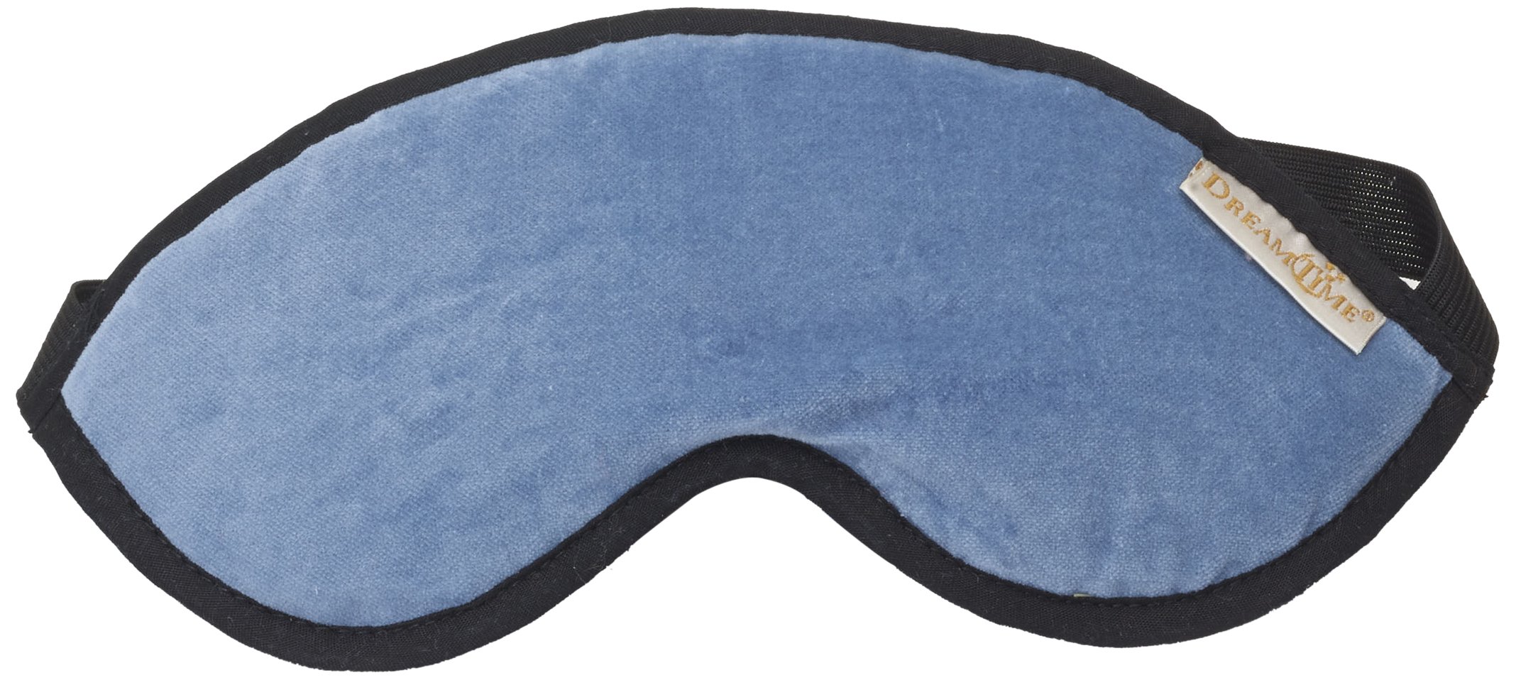 DreamTime Sweet Dreams Sleep Mask, Larkspur Blue (DT-SM-BLU-VEL-SOL)