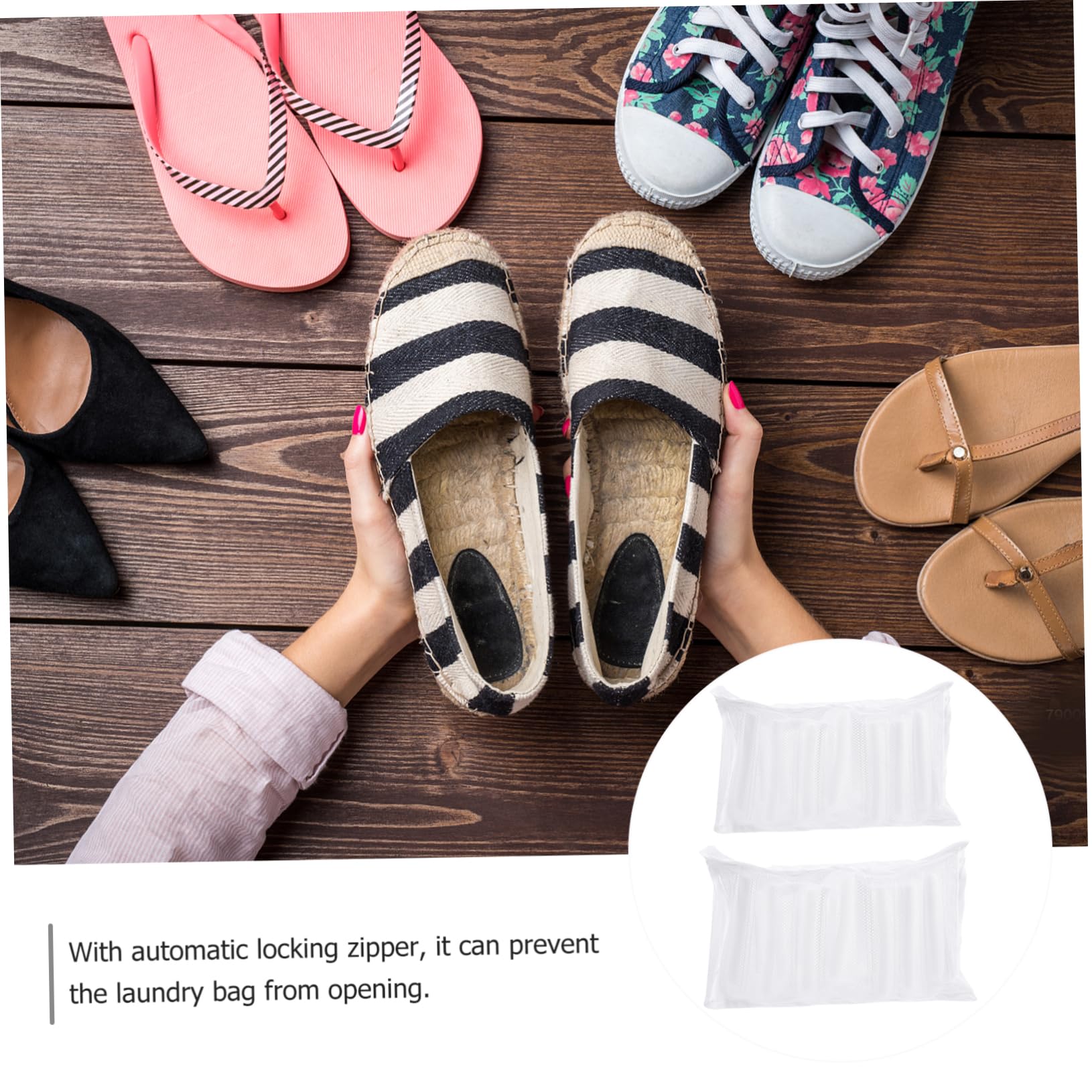 4stücke Waschmaschinen-schuhwaschbeutel Set Netzmaterial Schuhtaschen Mit Polsterung Für Schonende Wäsche Und Platzersparnis Für Und Wäschepflege