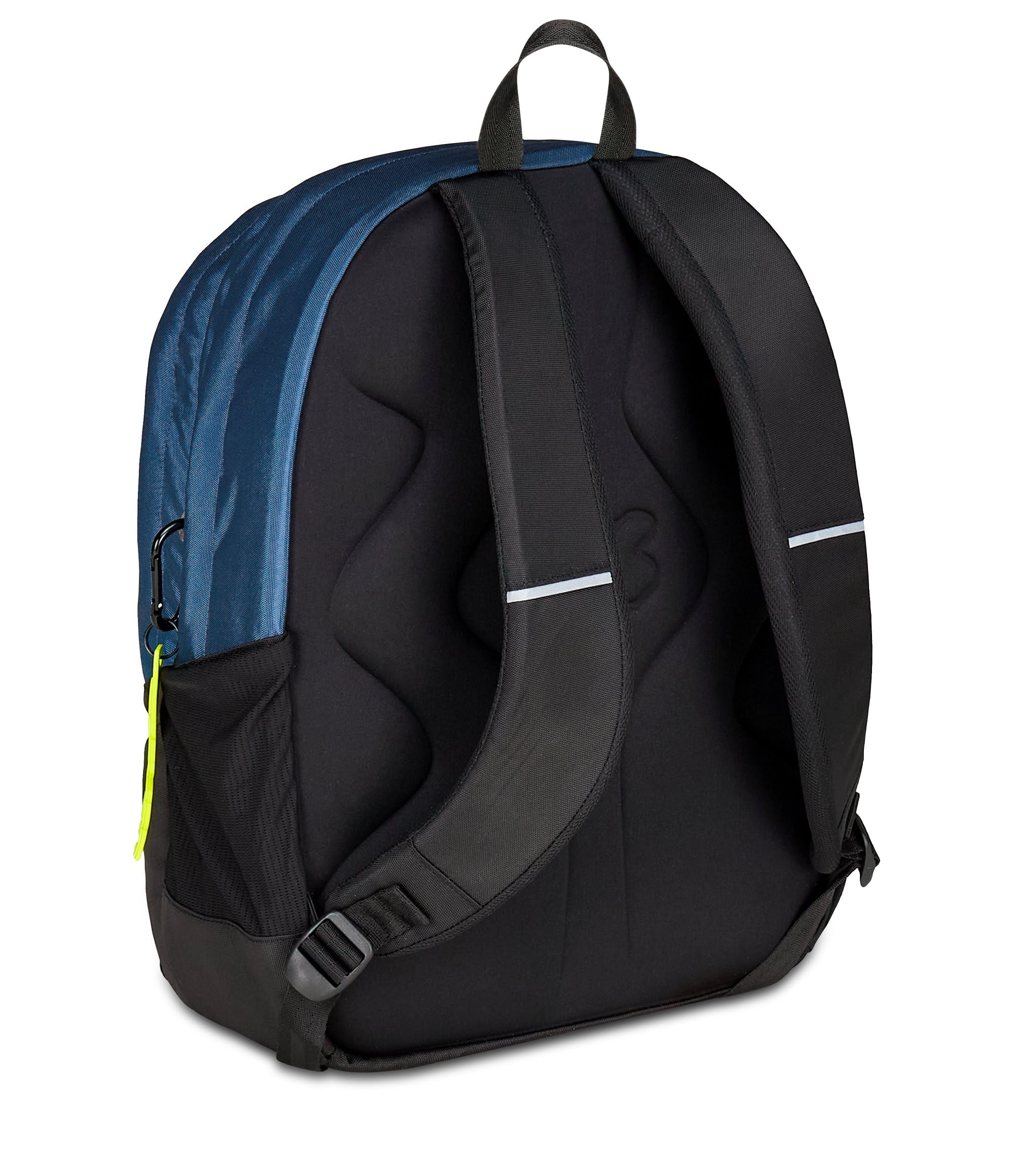 Seven Zaino Scuola Tech Line, Blu, Doppio Scomparto, 29 L, Scuola Media e Superiore, Zaino Ragazza e Zaino Ragazzo