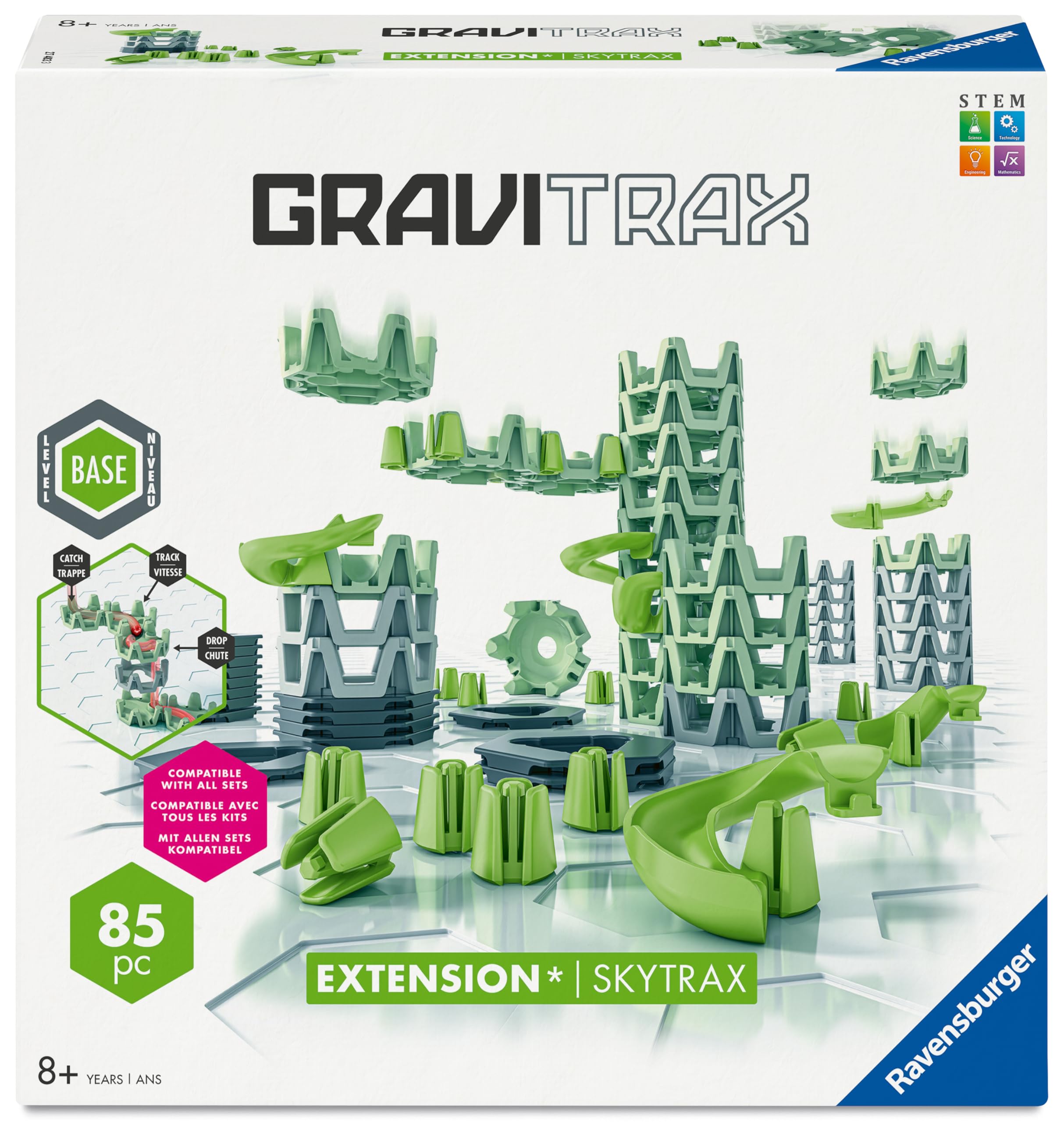 Ravensbuger GraviTrax Extension Skytrax - GraviTrax Erweiterung für Ihre spektakulären Kugelbahnen - Murmelbahn und Konstruktionsspielzeug ab 8 Jahren