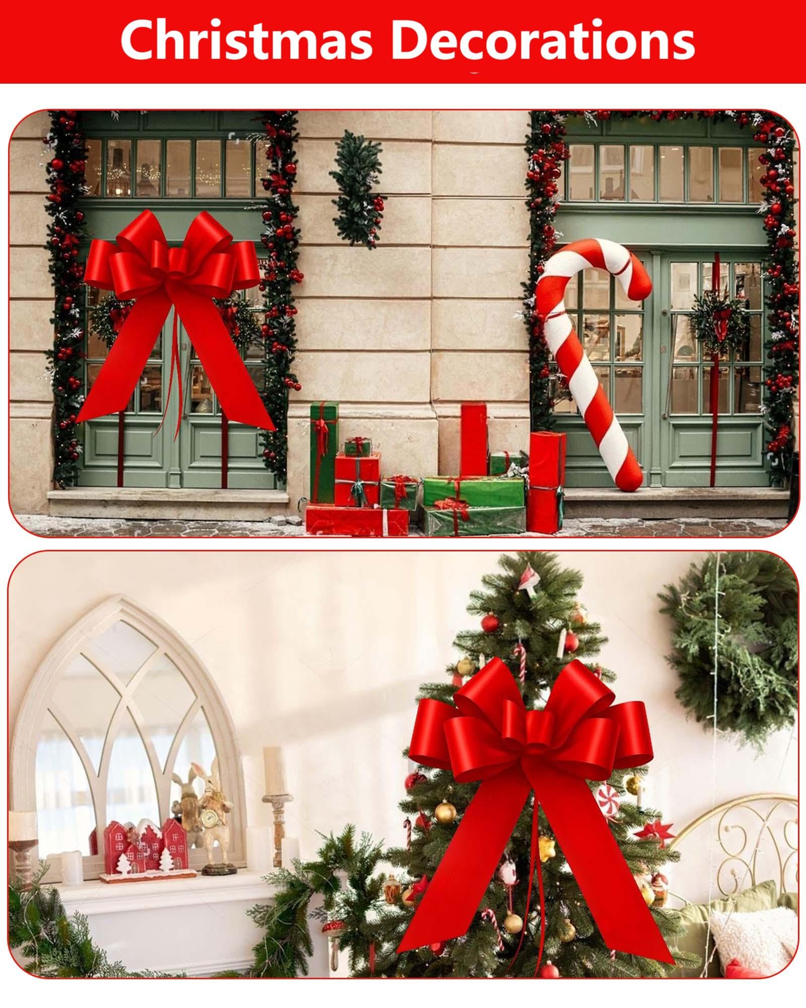 Lazo Grande para Coche, Lazo Gigante para Regalo Coche Happy Birthday, Lazo Regalo Grande, Lazo de Coche XXL 76cm, Lazo de Regalo para Bicicleta, Navidad, Nuevo Hogar, Boda