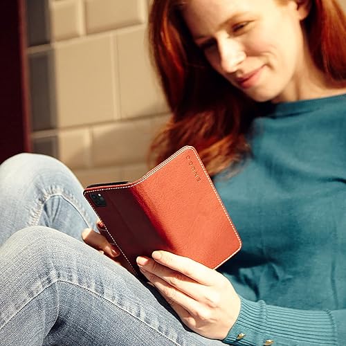 Miniatura 9 de Snugg Funda tipo cartera para iPhone 15 Pro  Funda plegable con 3 ranuras para tarjetas, cierre magnético y función de soporte para teléfono  Funda