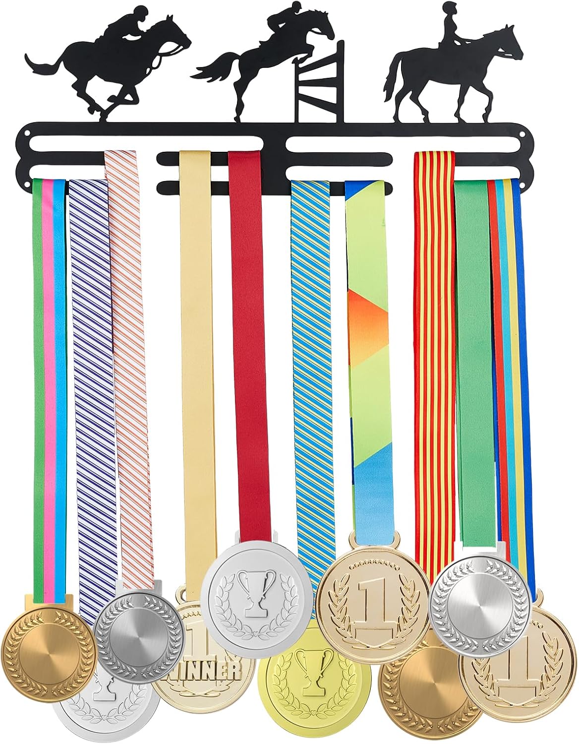 Amazon.com: SUPERDANT Horsemanship Medal Hanger Display Rack Equestrian ...