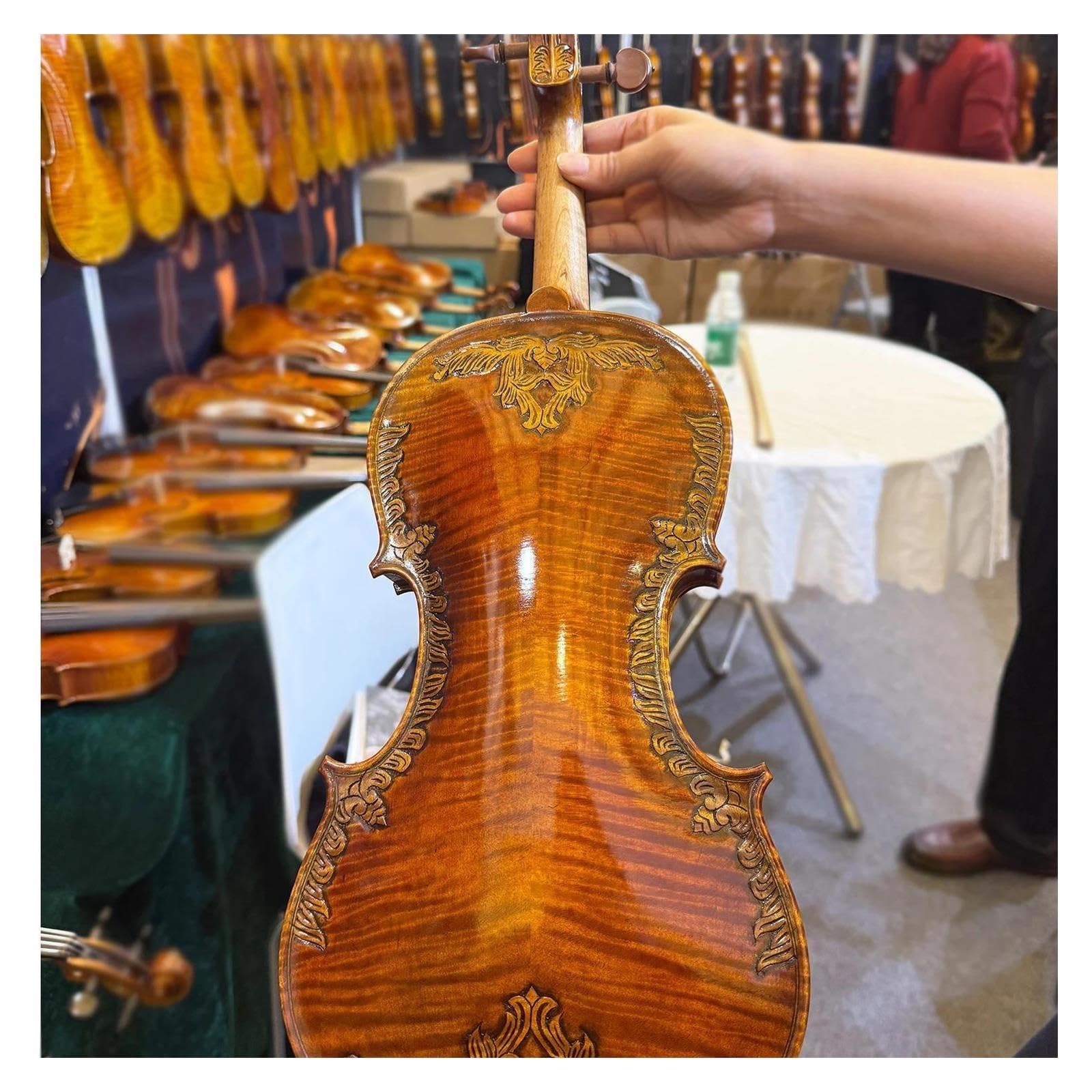 Praktische Violine Handgeschnitzte Geigen