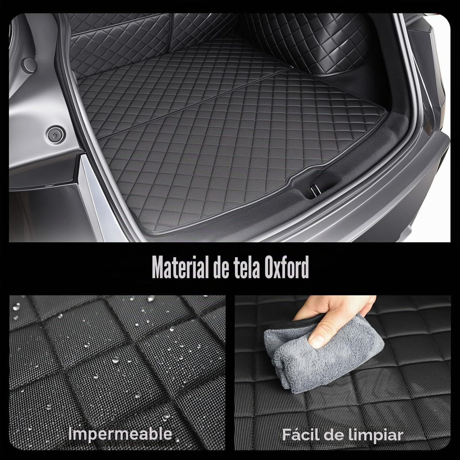 topfit Alfombrillas de Maletero para Tesla Model Y Juniper Model Y Tapete de Carga Impermeable Fundas Protectoras para Asientos de Coche Alfombrillas Protectoras para Accesorios de Model Y 2025-2026