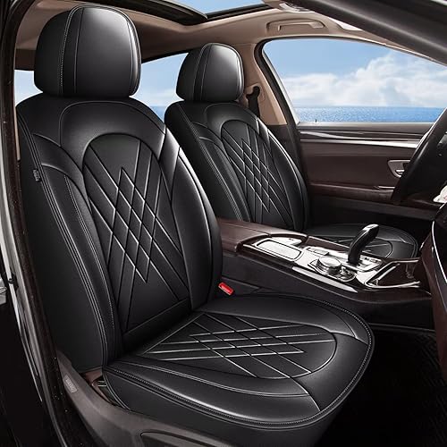 Miniatura 9 de YORKNEIC Juego completo de fundas de asiento para Subaru Impreza 2012-2023 2024, impermeables, transpirables, de cuero, fundas de cojín para asiento