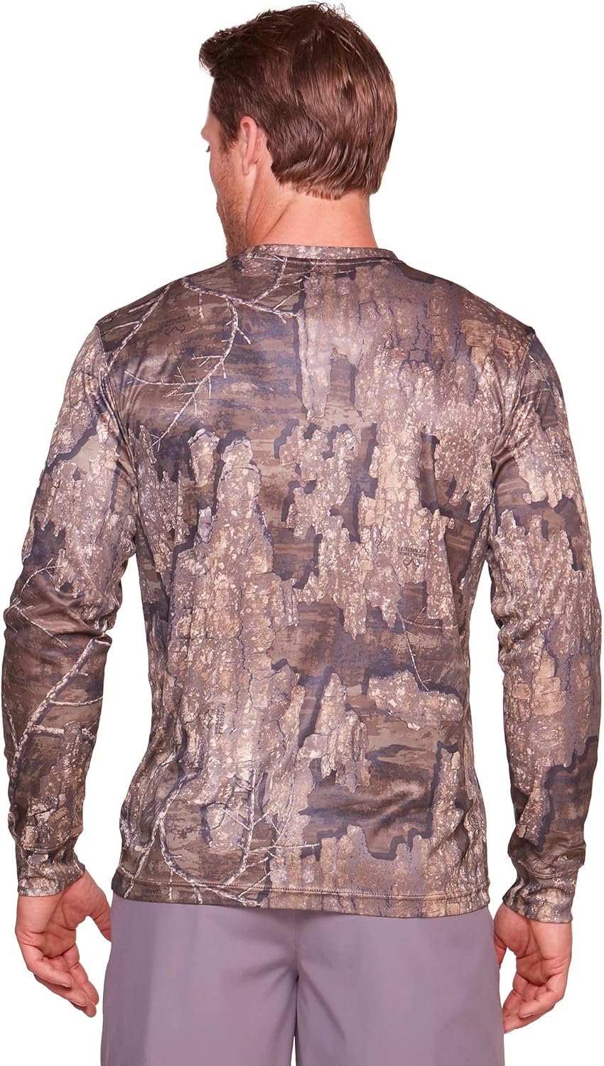 Realtree Men's Essential Camo Lightweight Performance Long Sleeve Shirt - Image 2