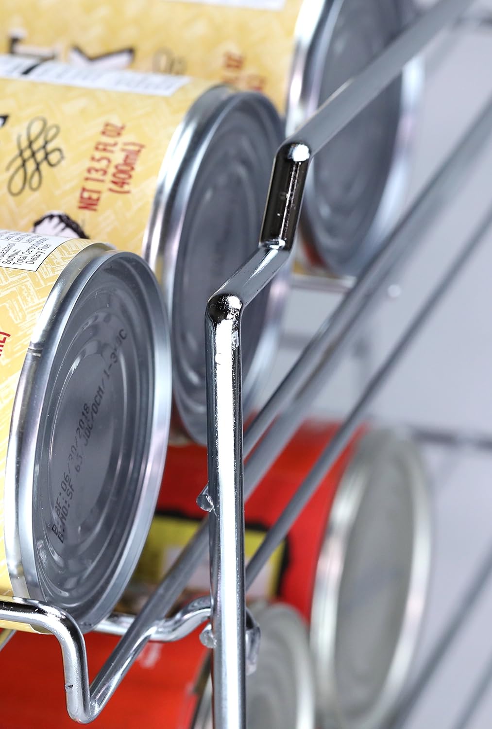 Buy SimpleHouseware Stackable Can Rack Organizer, Chrome Online at