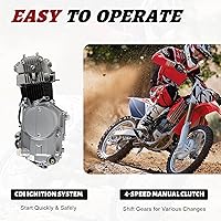 Vista 9 de Motor de 125 cc de 4 tiempos, kit completo de motor de embrague manual de un solo cilindro ATV Quad CDI para Honda CRF50 XR50 CRF70 Z50R QR50