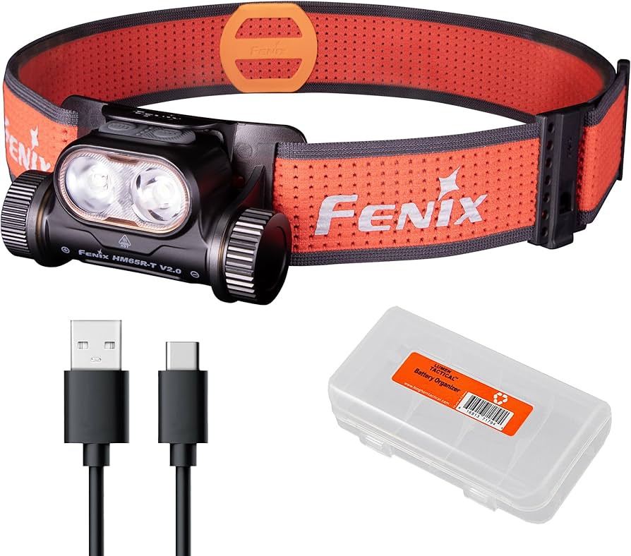 フェニックス HM65R-T v2.0 ヘッドランプ Amazon.com : Fenix HM65R-T V2.0 Running Headlamp, 1600 Lumen White