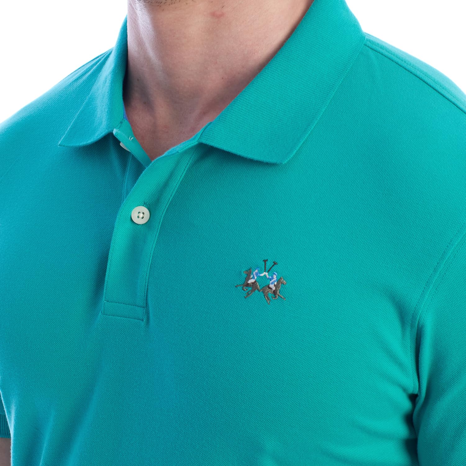 La Martina Polo Slim Fit a Maniche Corte YMP002-PK001 Uomo
