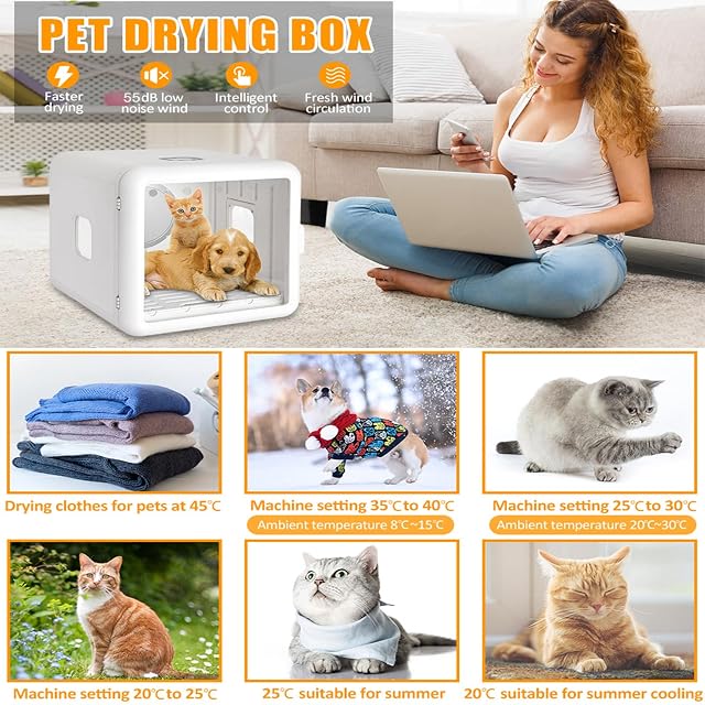 Foto 5 de 8 de Eastnmythet Caja Secadora Grande para Gatos y Perros pequeños