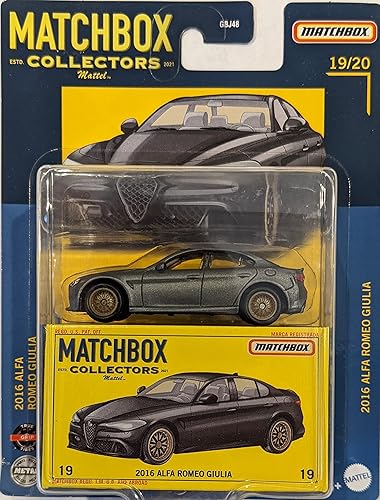 Matchbox Serie Coleccionista Gris 2016 Alfa Romeo Giulia 17/20