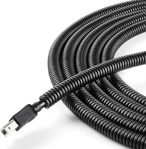 Vista 13 de Wire Loom 3/8 pulgadas, 10 pies, telar dividido YCLYC para exteriores, protector de cable para exteriores, conducto de cable flexible automotriz