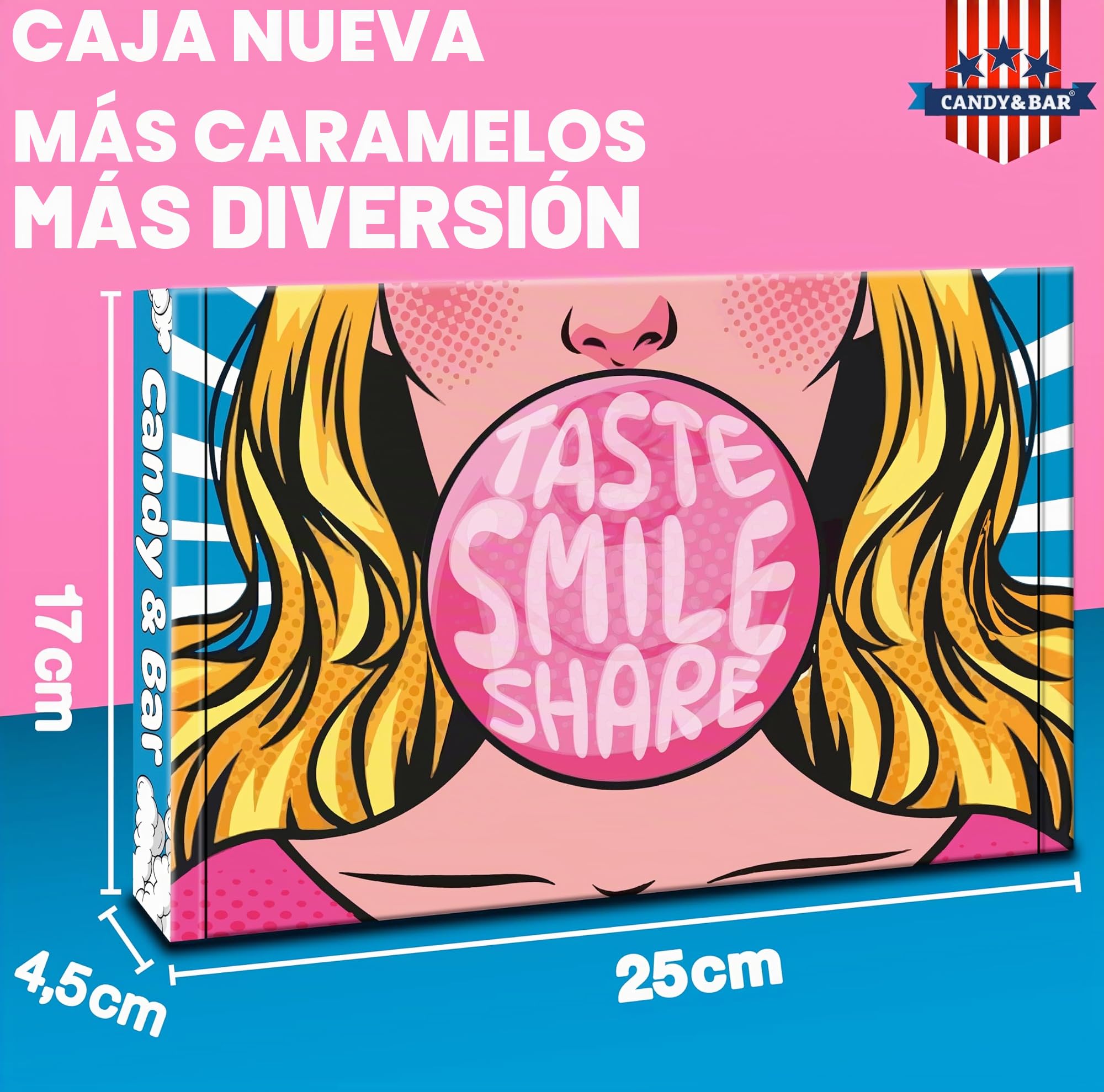 Crazy Sour Box – Importación de Estados Unidos – Idea de regalo perfecta – Top ventas – Regalo de cumpleaños, Pascua – dulces de Estados Unidos – Best Products.