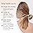 Kitsch Hair Ties No Damage for Kids, Teens and Women - Rubber Bands for Hair Styling | No Snag Hair Elastics | Daily Hair Accessories | Ideal Gifts for Women - 500pcs (Clear)
