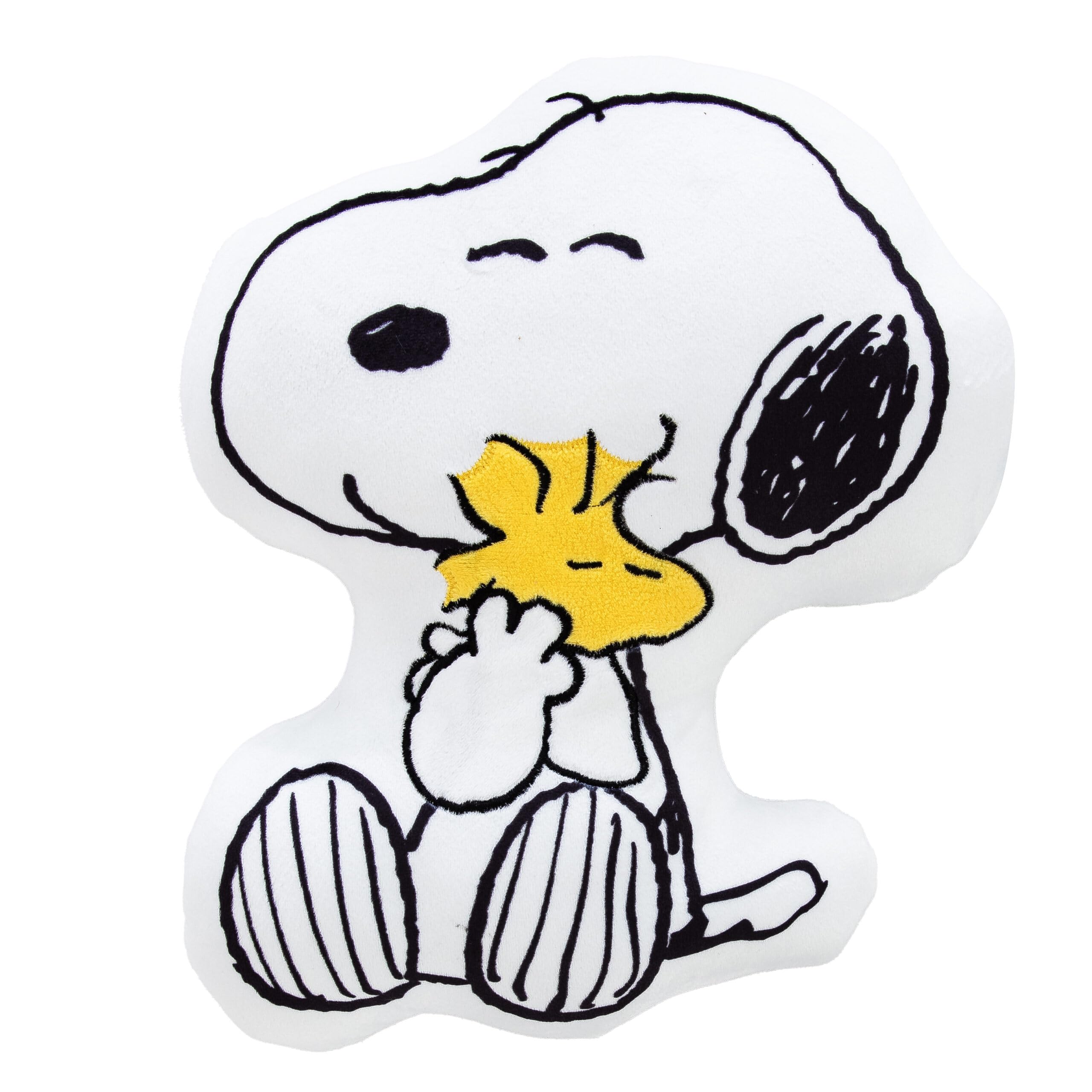 Northwest Peanuts Best Friends Cloud Pillow 12 inches, Plush Snoopy Stuffed Toy, Kids Room Decor, Cartoon Character Pillow, Gift for Boys & Girls