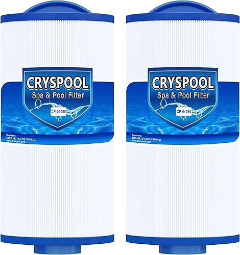 Cryspool 04060 Filtro de spa compatible con PMA-R3268548 con mango cerrado, 4CH-935, PWW35L, FC-0170, X268554, X268535, 817-4035, cartucho de filtro