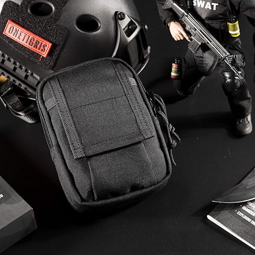 Miniatura 6 de OneTigris Bolsa táctica Molle EDC para cinturón de utilidad para iPhone 6 Plus iPhone 7 Plus Smartphone de 5.5 pulgadas