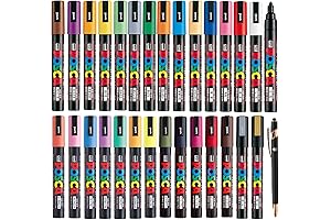 UNi POSCA PC-5M Marker Set: The Ultimate Drawing Tool for Artists and Crafters