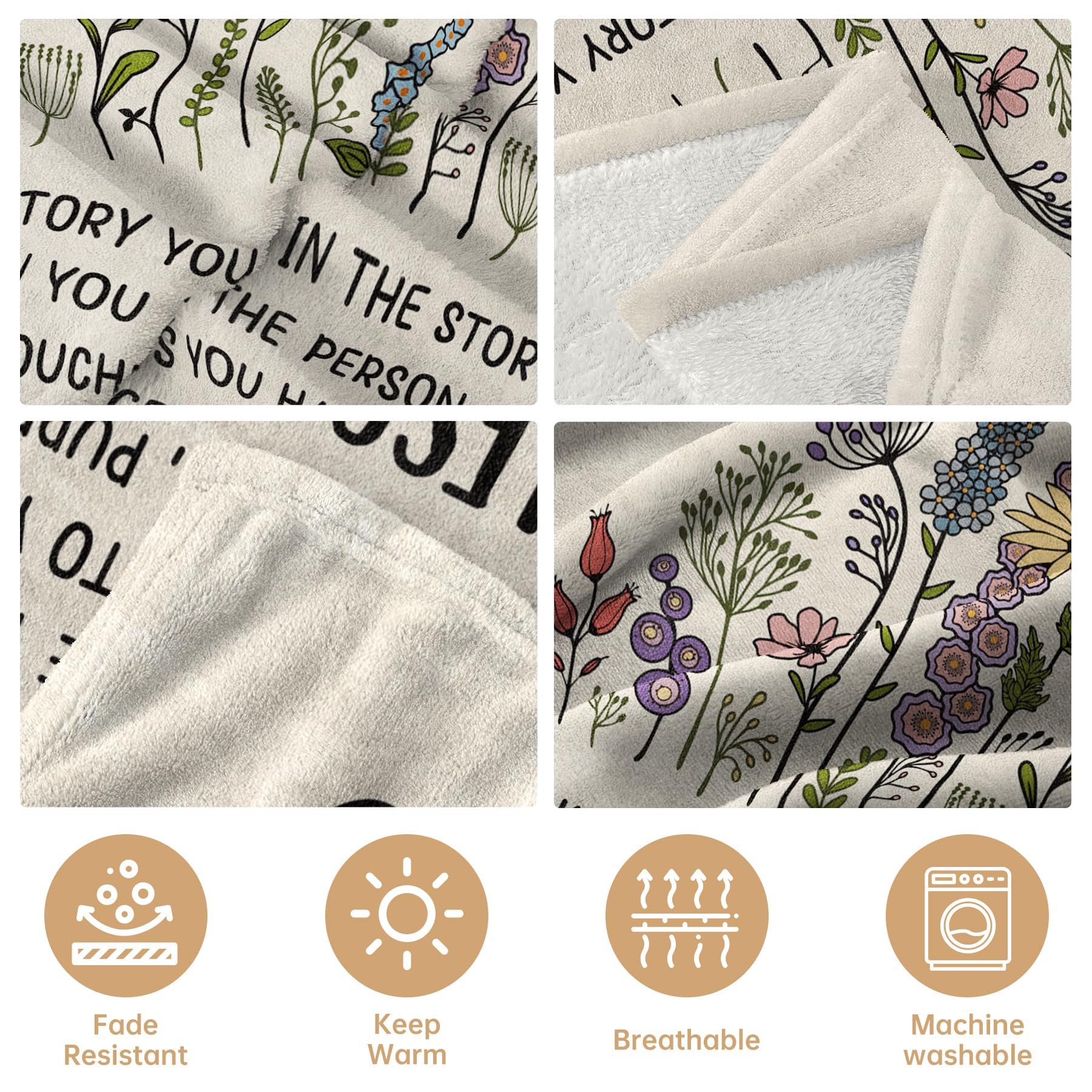 Afterprints 40th Birthday Gifts Women, Chapter 40 Blanket Gift for Her, 40 Year Old Birthday Gifts for Women, Friend, Sister, Mom, 1986 Bday Gift, Turning 40 Throw Blankets 50'' x 60''