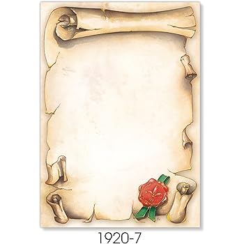 10 Fogli Pergamena Diplomi 297x420mm - Carta Avorio 160gr Per Certificati - Foto 4