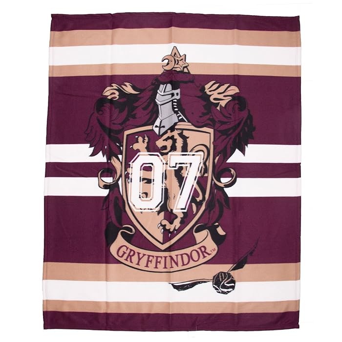 Buy Harry Potter Fleece Blanker Gryffindor Design Super Soft Official