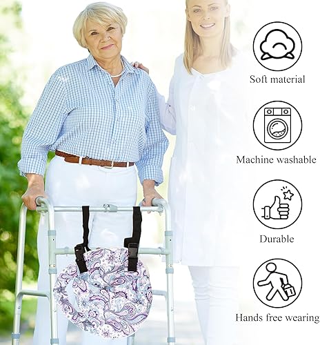 Miniatura 5 de Funda para bolsa de catéter para caminante y silla de ruedas, incluye cubierta de catéter y cubierta de tubo, funda de bolsa de drenaje para Foley,