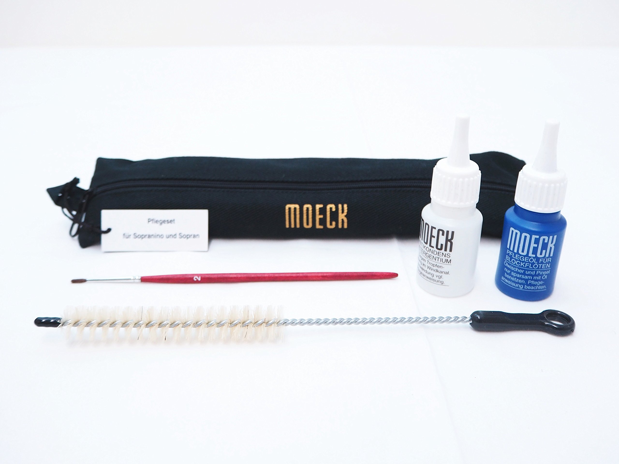 MOECK ソプラノリコーダー メンテナンス用品、スワブ付き メックリコーダー - 木製リコーダー メンテナンスキット・楽器販売