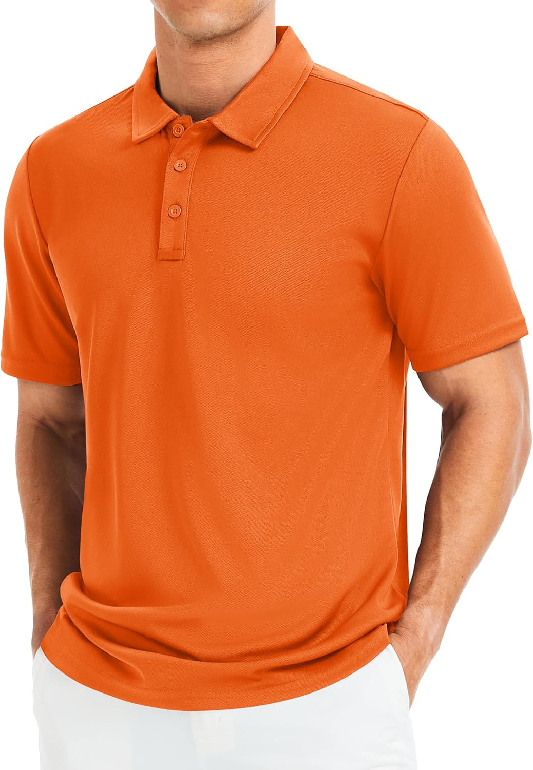 MAGCOMSEN Men's Polo Shirts Short Sleeve Golf Quick Dry Collared Moisture Wicking Athletic Performance Polos - Image 2