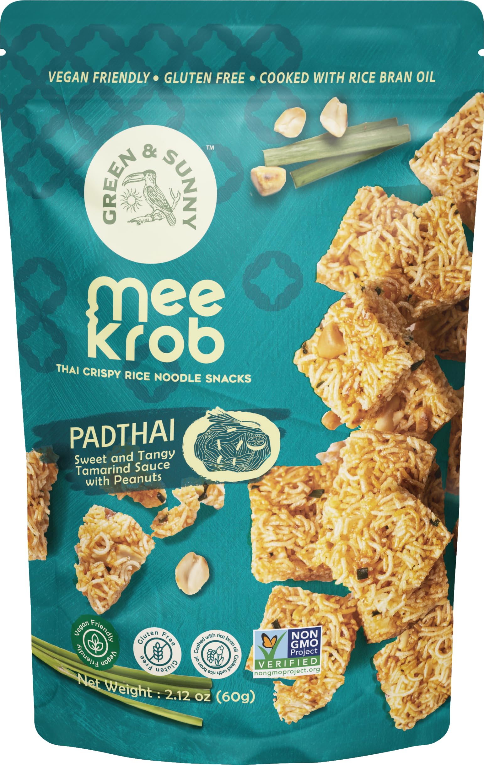 Thai Crispy Rice Noodle Snacks "Mee Krob" 60g x 4bgs