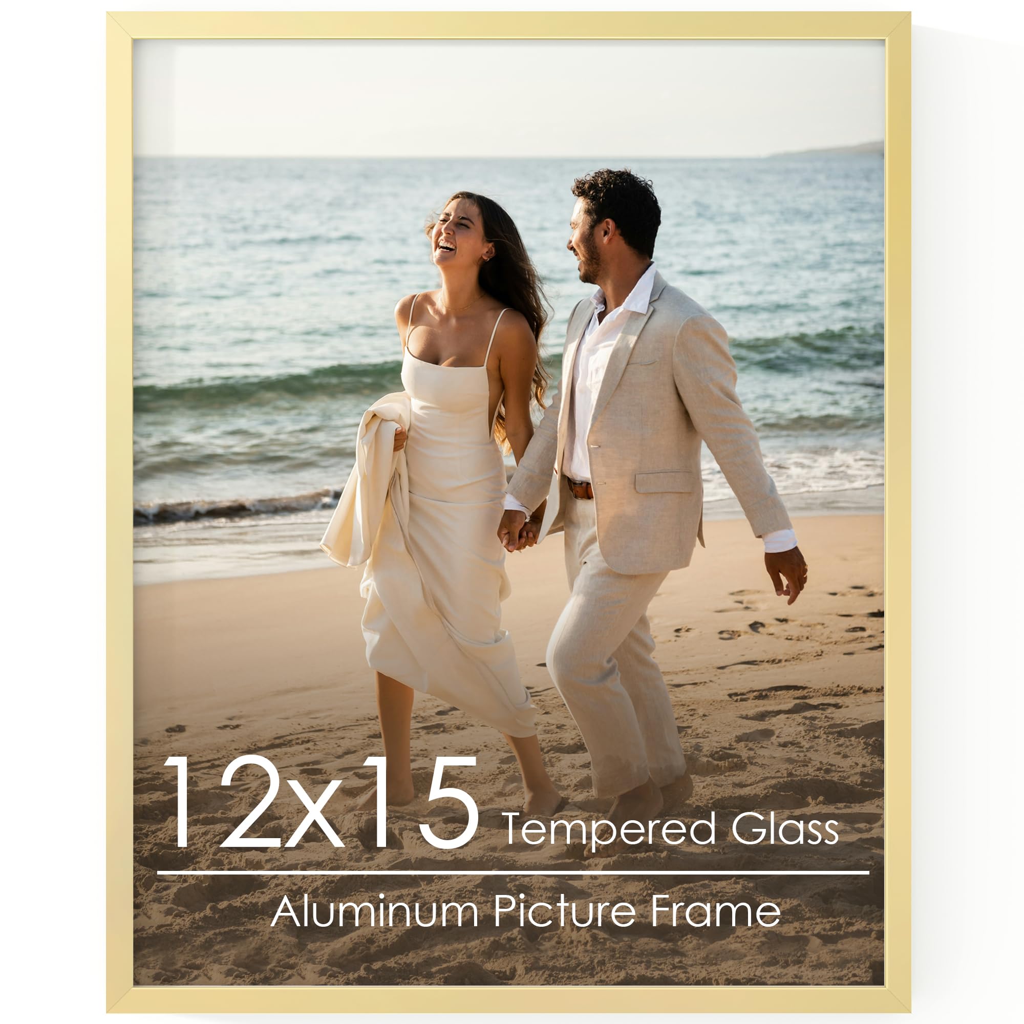 FLYJOE 12x15 Metal Picture Frame