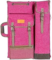 Vista 11 de TRANSON Estuche de Portafolio de Arte Mochila de Lona Bolsa Grande 26” x 19.5