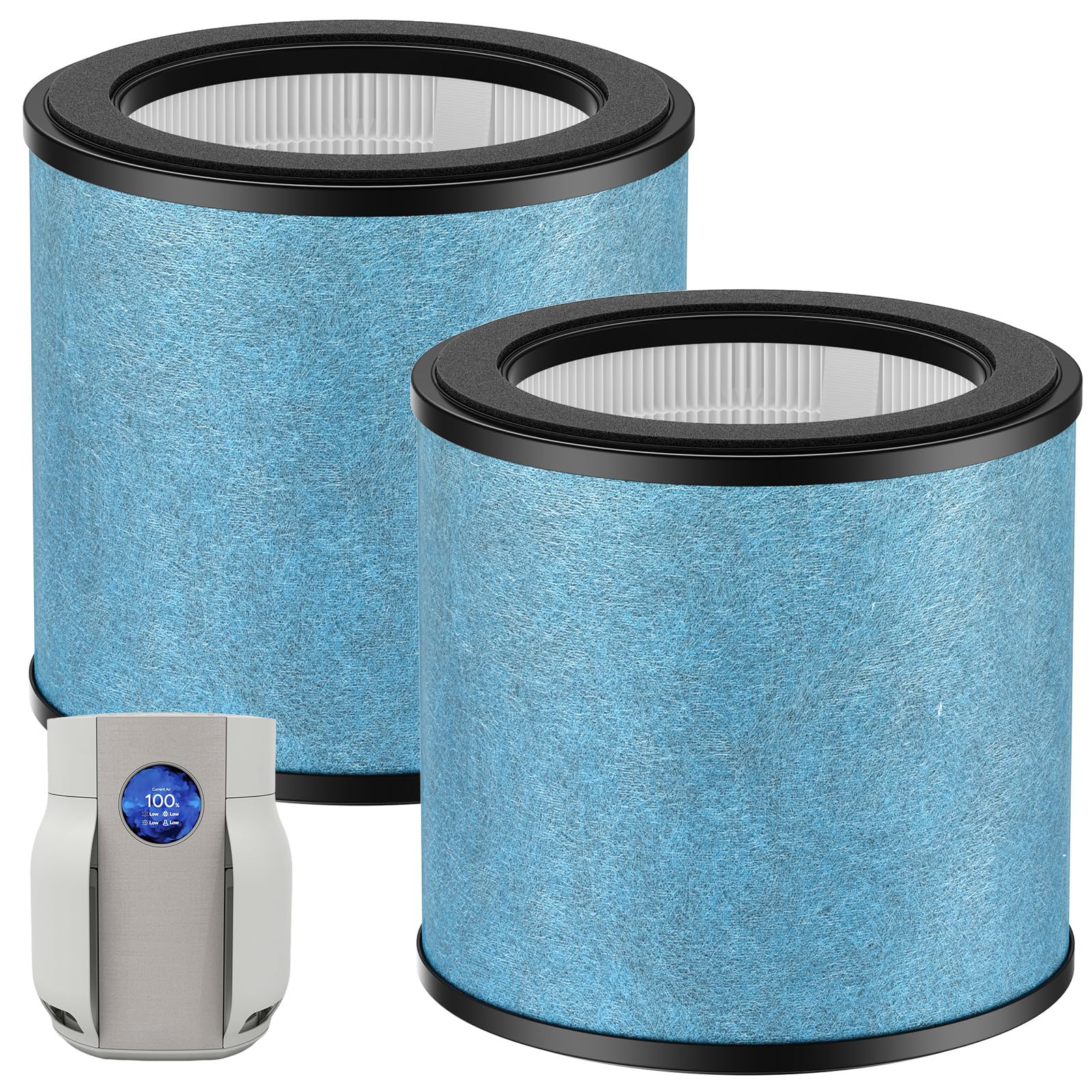 2-Pack HP062 Replacement Filter for Shark BreatheClear Air Purifier