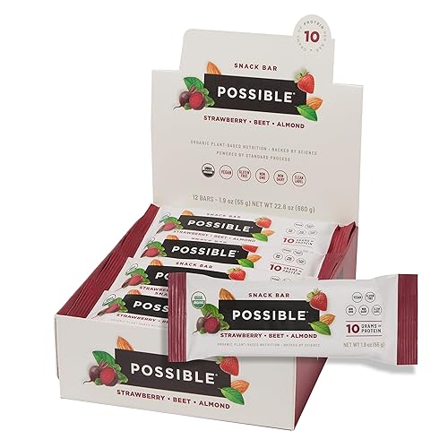 POSSIBLE Snack Bar - Organic Energy Bars with 10g of