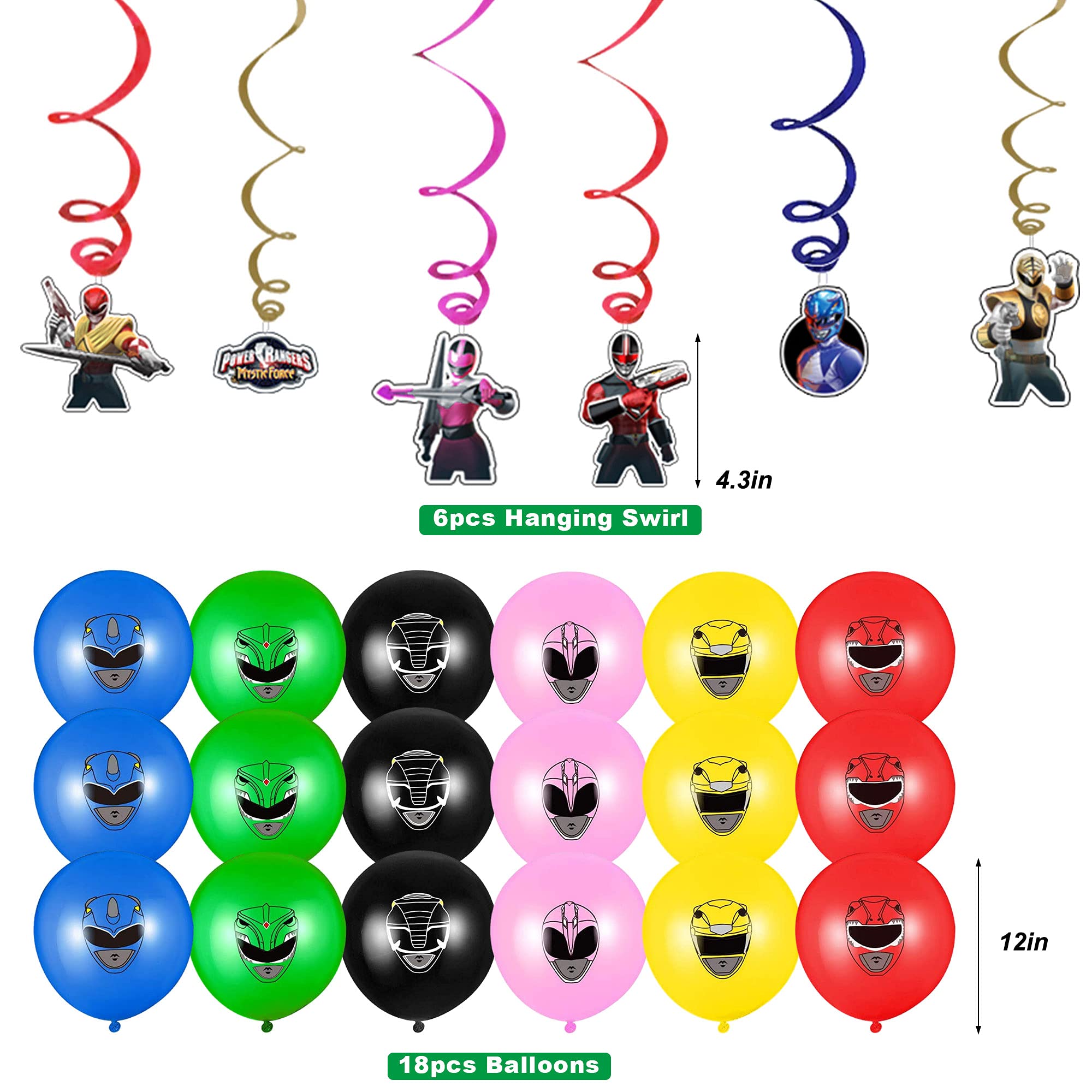 Buy Power Ranger Party Supplies,Power Hero Balloons,Power Hero Birthday