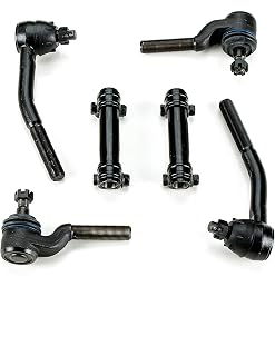 Tie Rod Steering Rebuild Kit Compatible with Ford Thunderbird OEM Spec Replacements (6 Piece Kit)