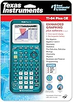 Vista 2 de Texas Instruments TI-84 Plus CE Calculadora gráfica de color, verde azulado (metálico)