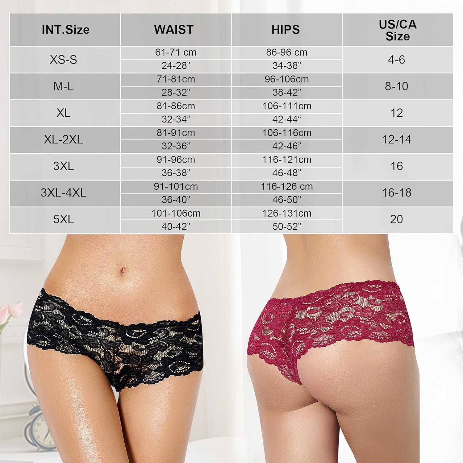 Women's plus size cheeky panties Clearance