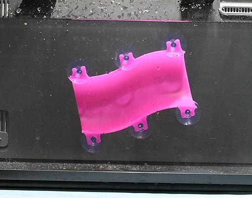 Miniatura 2 de ONTEN Acuario Betta Túnel, Ejercicio y Relajación para Sus Peces (Rojo)