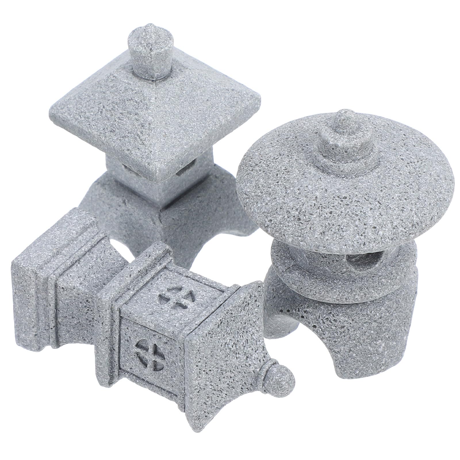 Stone Lantern Ornament Set – Japanese Garden Miniatures