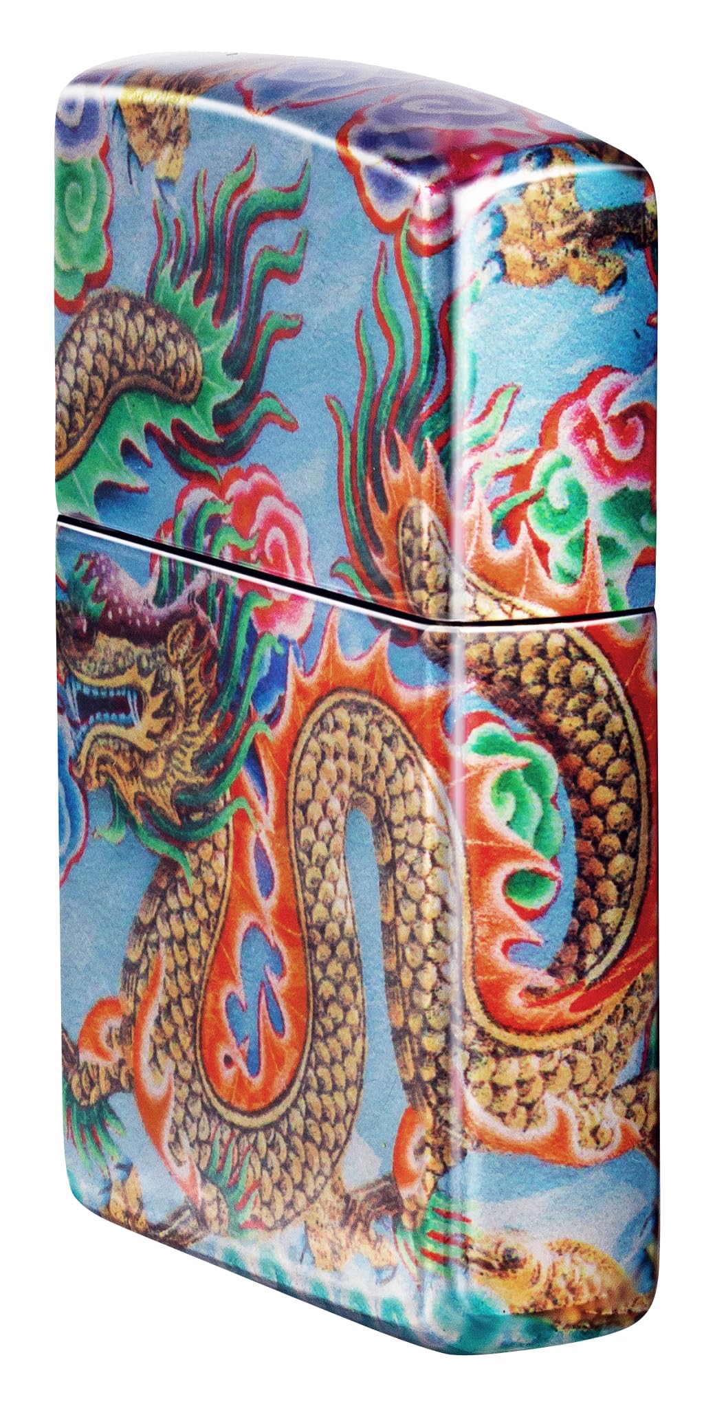 Zippo Benzin-Feuerzeug Color Dragon Design 60006581, unbefüllt