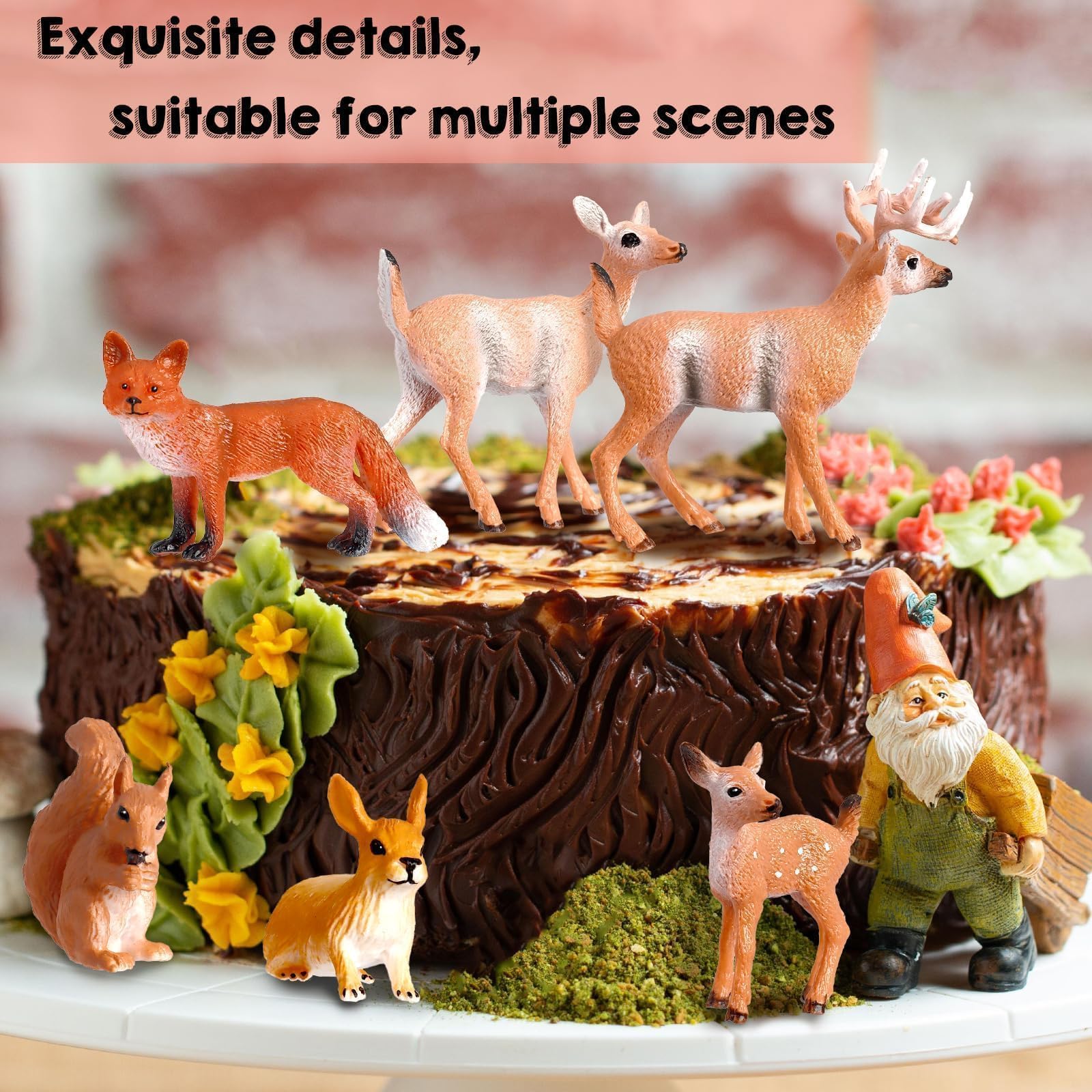 Amazon.com: Warmtree 68 Pcs Mixed Model Trees Forest Animals