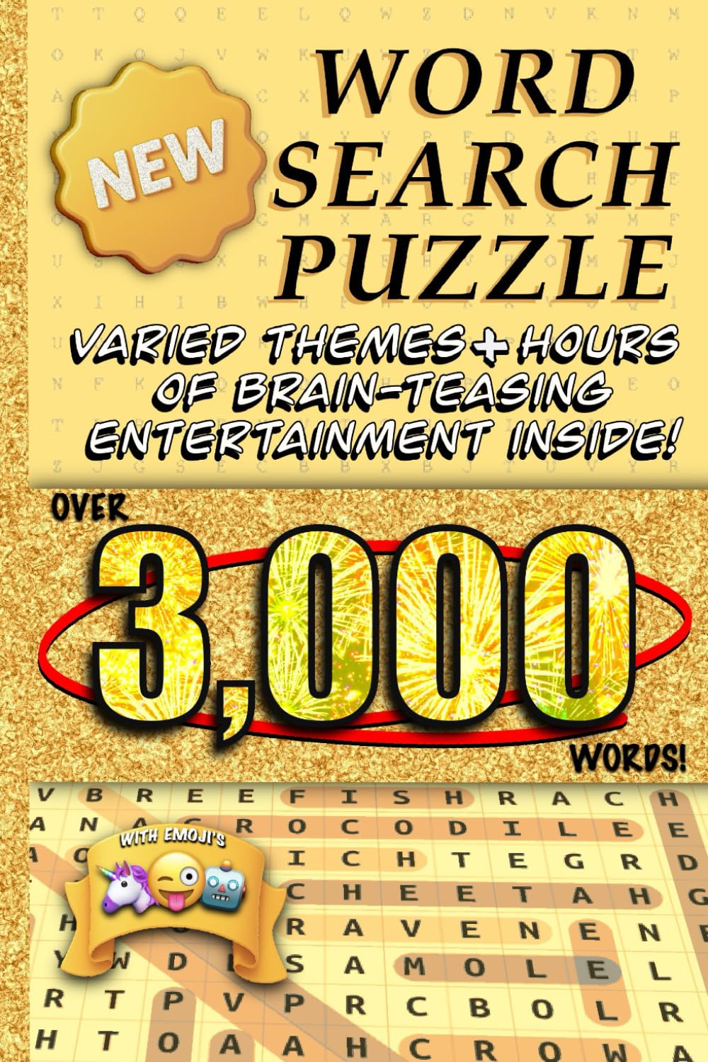 Thee Ultimate Word Search Mega Book for Adults: Varied Themes + Hours of Brain-Teasing Entertainment Inside