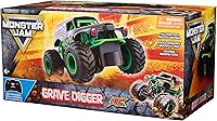 Vista 6 de Monster Jam - Camión monstruo de control remoto oficial Grave Digger, escala 1:24, 2,4 GHz, juguetes para niños y niñas a partir de 4 años