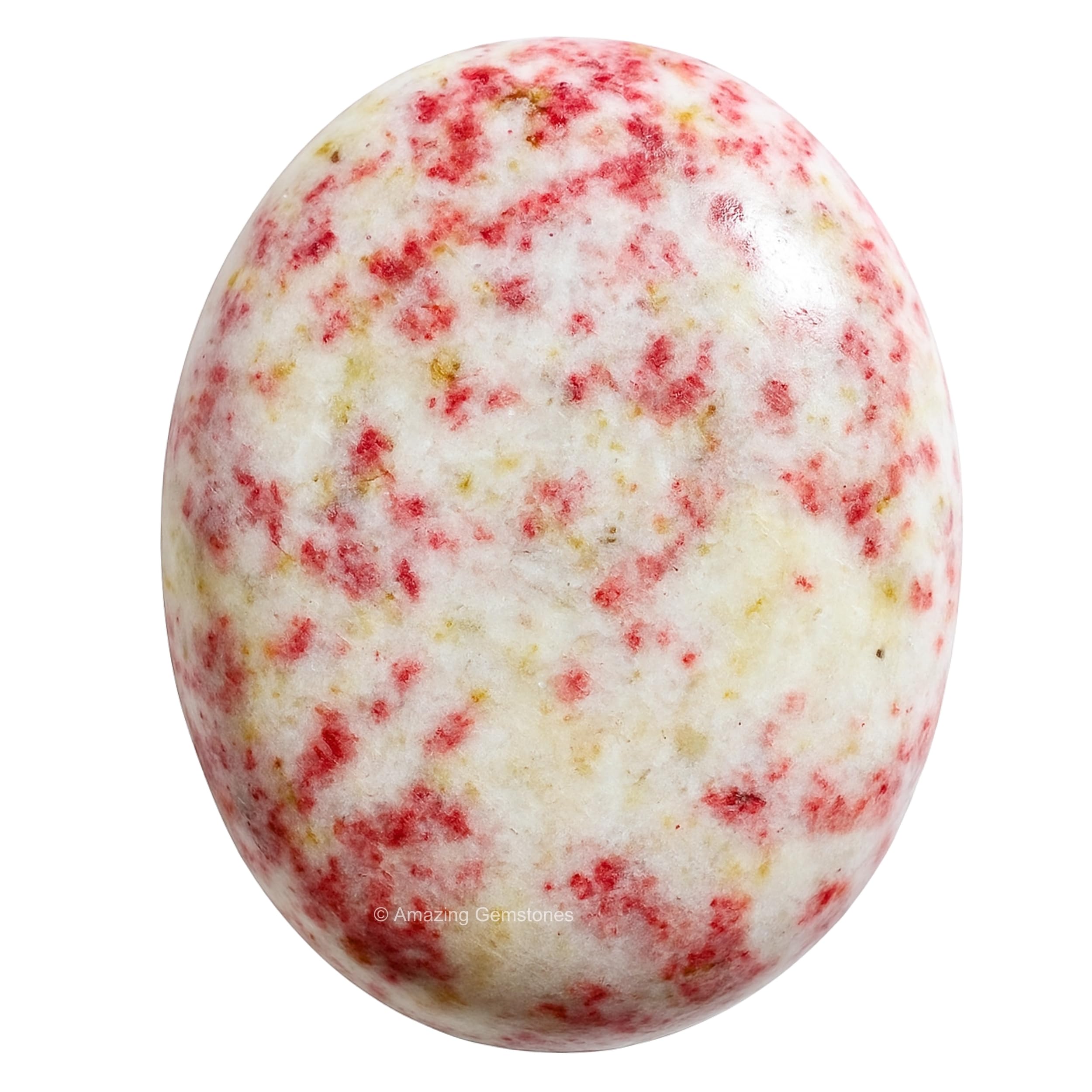 Amazing Gemstone Cinnabarite Crystals and Healing Stones - Large Palm Stone Crystals Piedra - Crystal for Good Luck, Balanced Positive Energy, Meditation - Unique Stocking Stuffers Gifts for Women