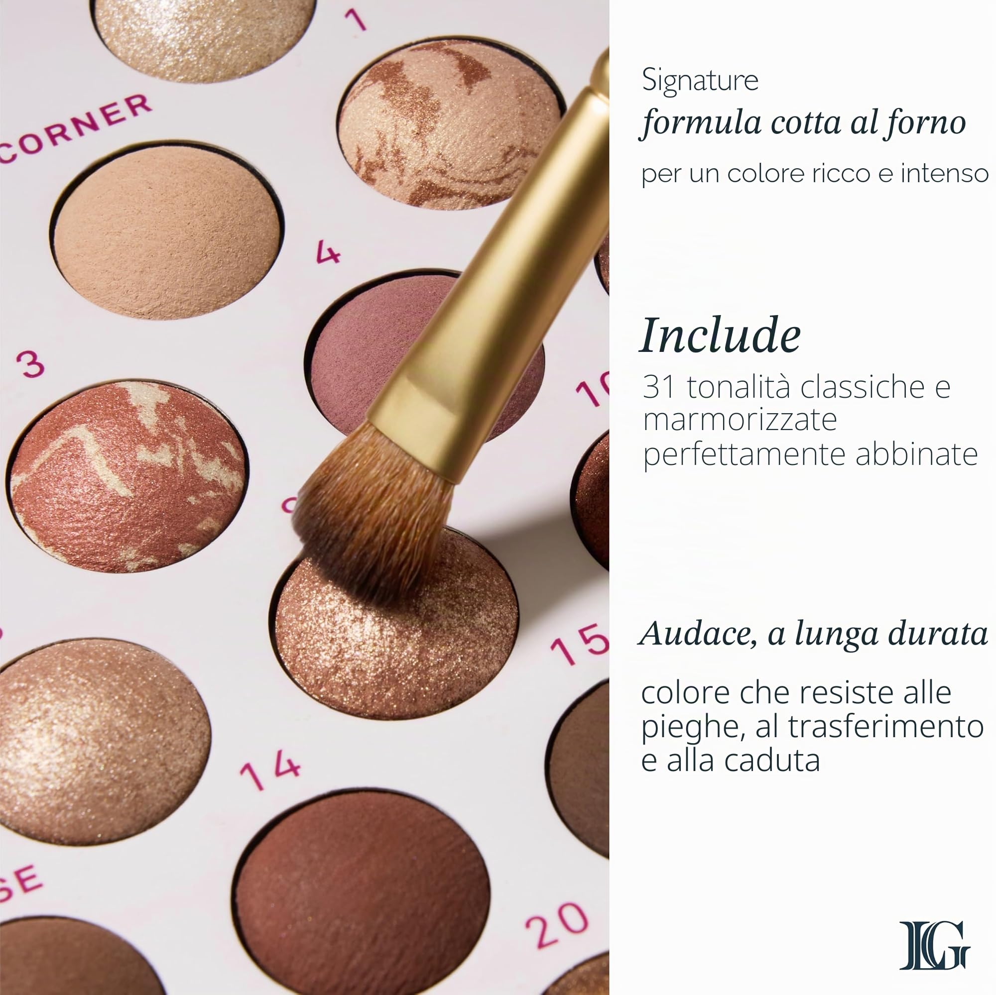 Laura Geller Beauty The Ultimate Palette Minimalism Maximized | Include 31 ombretti cotti in classico e marmo con finiture opache e brillanti